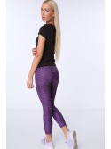 Sportleggings mit lila Mustern MR15285 – Online-Shop – Boutique